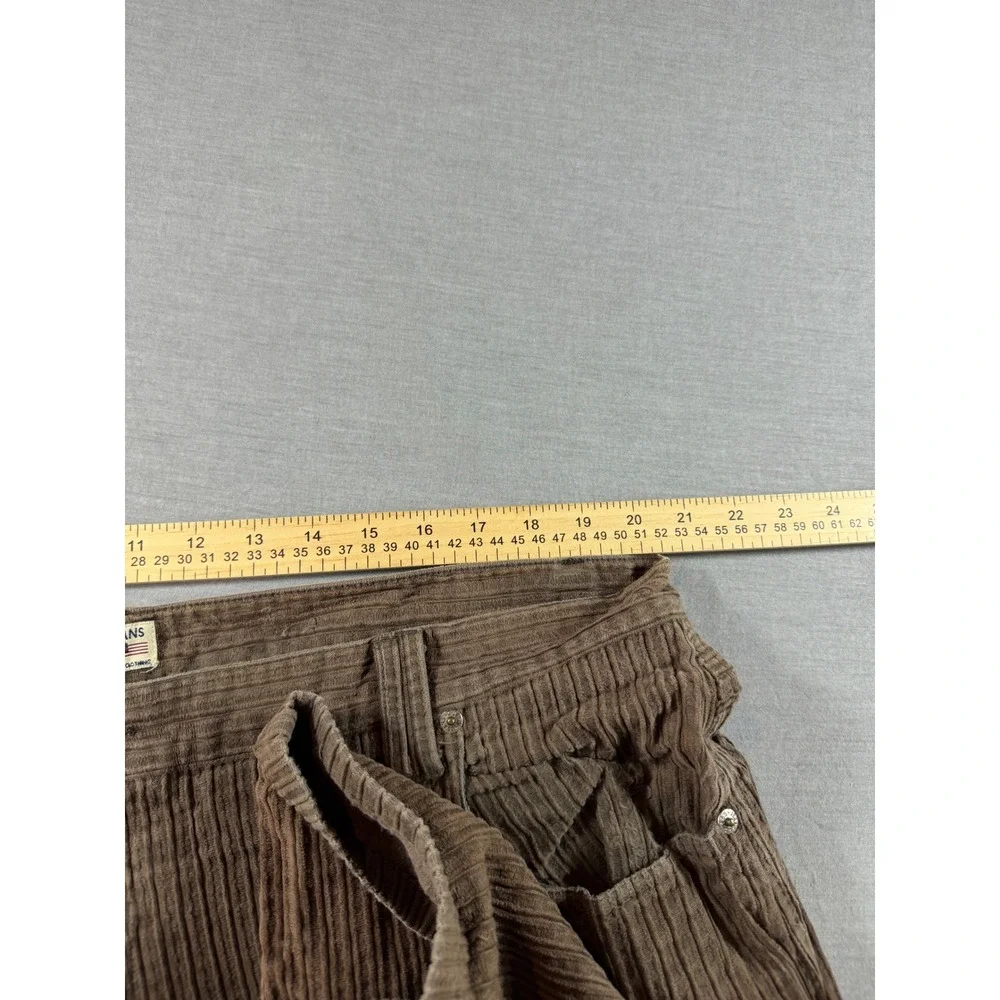 Guess Jeans Corduroy Pants Mens 42 Brown Excellent Vintage Wide Wale 3F14E9